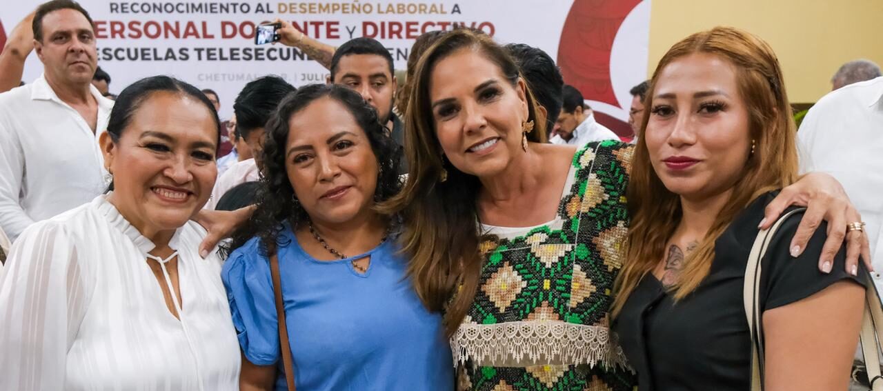 Reconoce Mara Lezama desempeño laboral del personal docente y directivo de las 180 telesecundarias en el estado