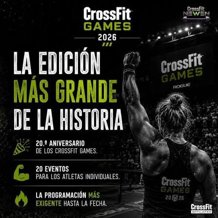 Los CrossFit Games 2026 celebran su 20.º aniversario
