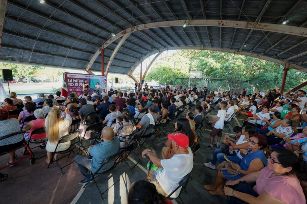 Gino Segura refrenda la unidad de Morena en Quintana Roo con recorrido y Asamblea Informativa en Cancún